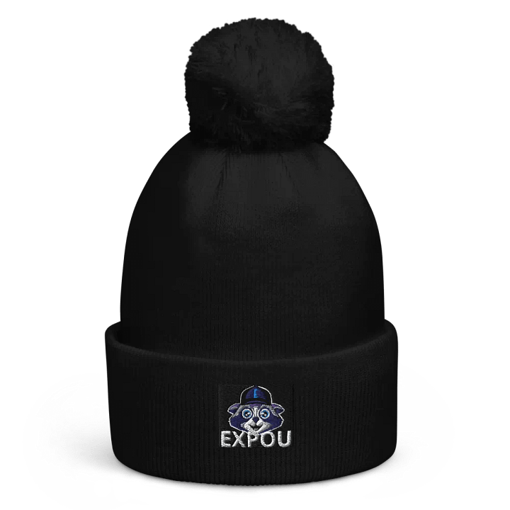 Raccoon Pom-Pom Beanie product image (1)
