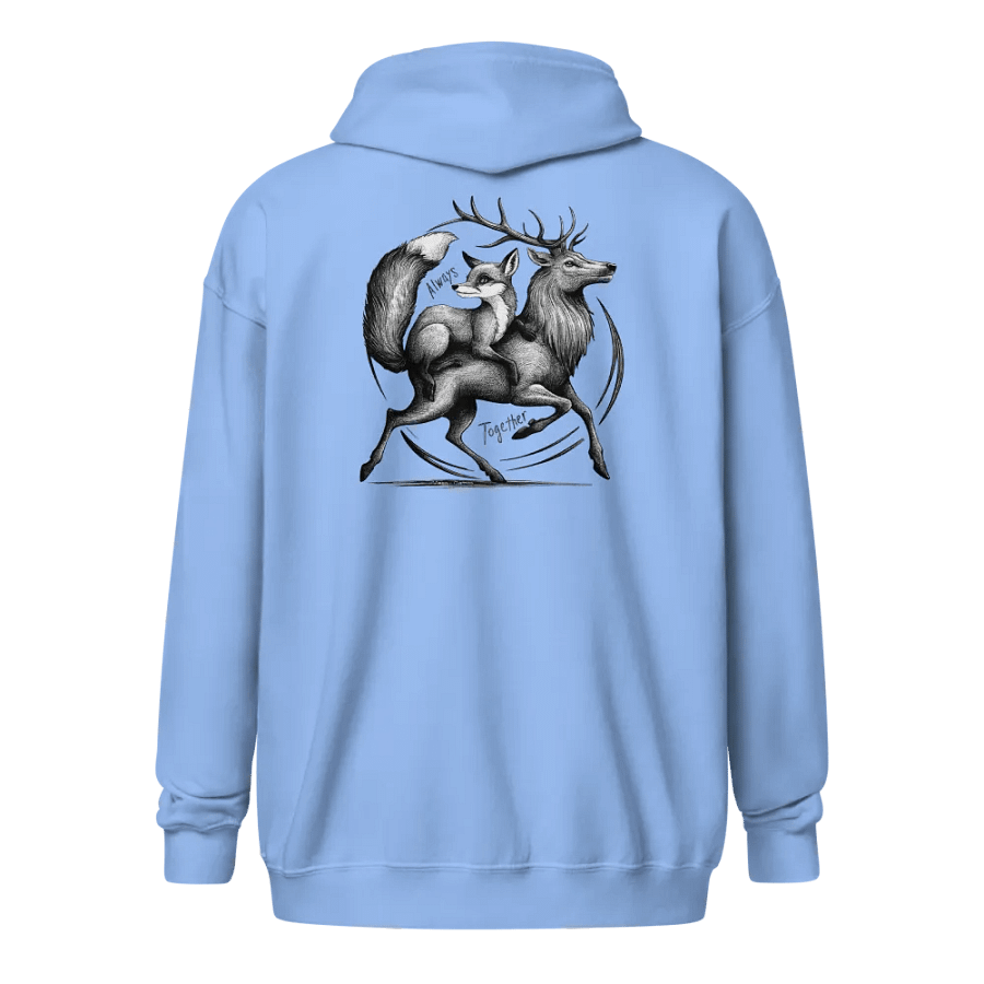 Always Together Iconic Vixen and Stag Back Print Zippy Hoodie product image (28)