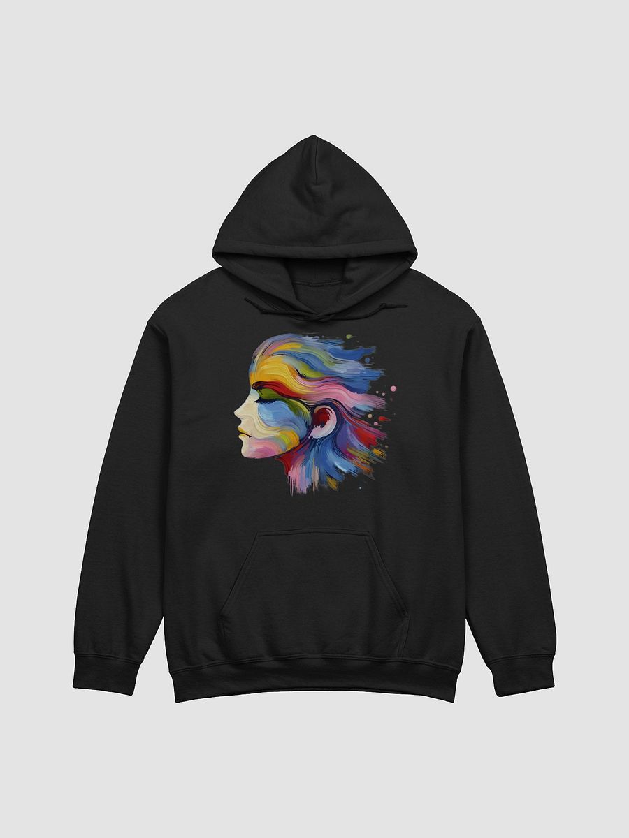 Vibrant Profile - Abstract Face Painting Hoodie product image (10)