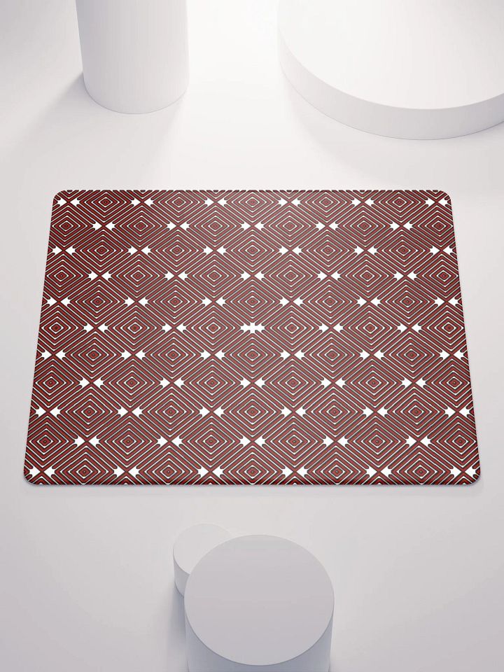 Red Entrancing pattern Mousepad product image (2)