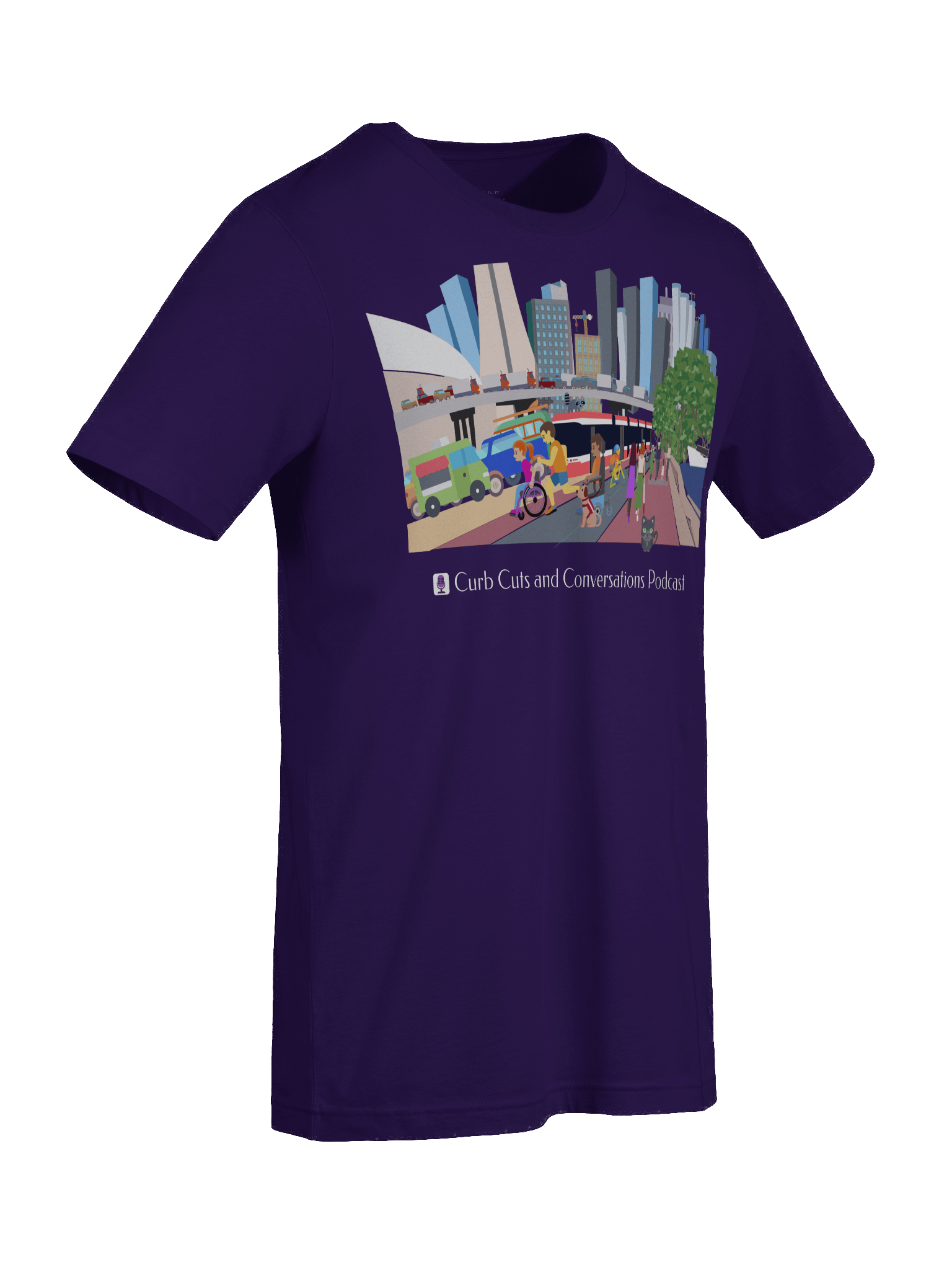Curb Cuts and Conversations (Queen's Quay, Toronto Design): SuperSoft Tee product image (20)