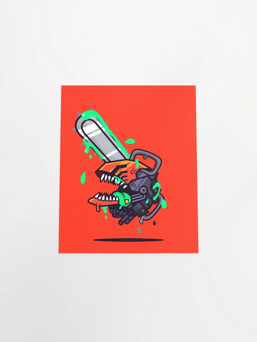 Trippy Chainsaw Poster Print product image (17)