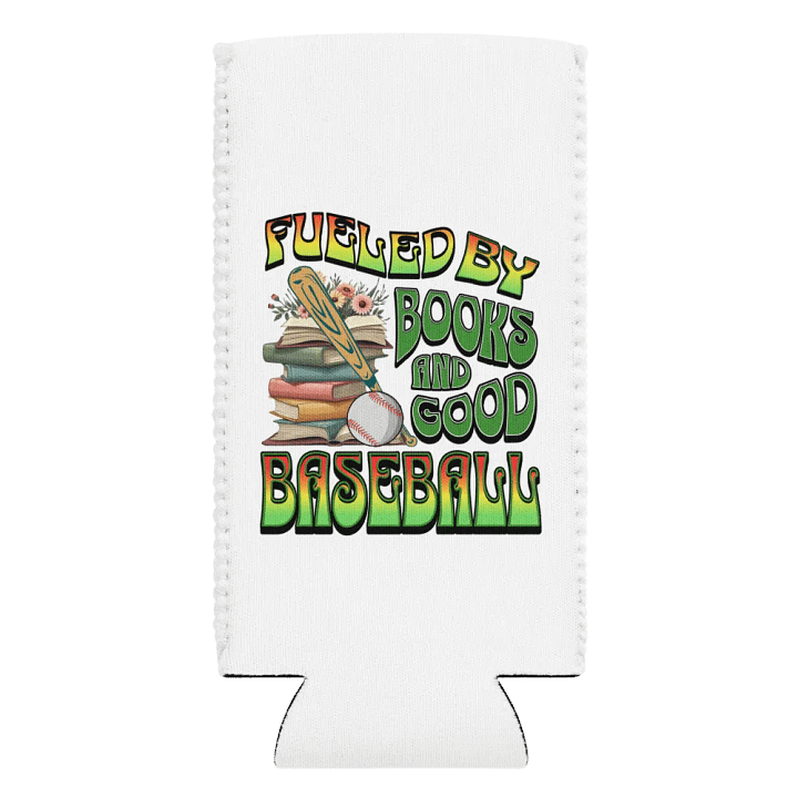 Fueled By Books And Good Baseball Literary Ballgame Can Cooler product image (2)