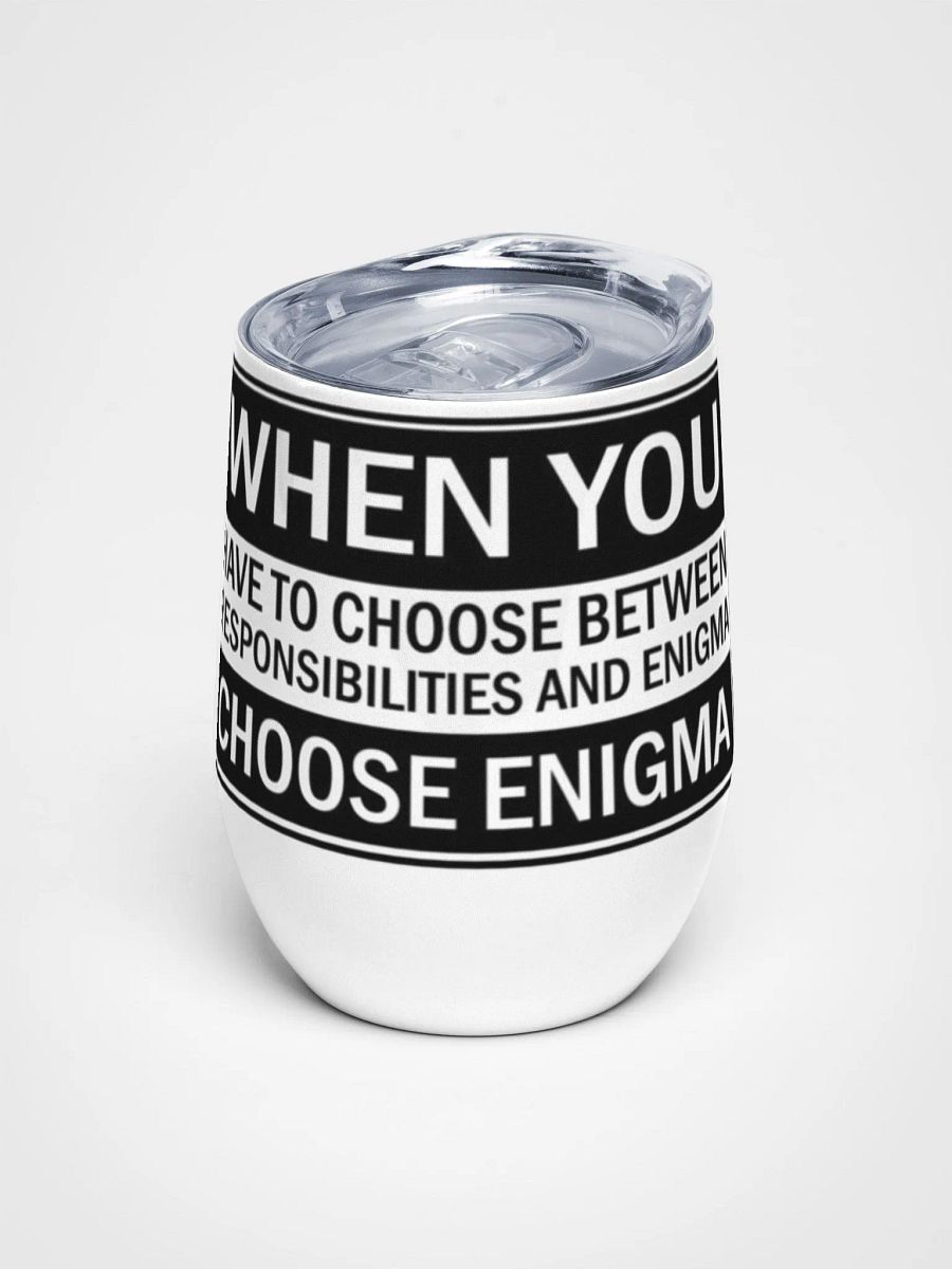 ENIGMA wine tumbler product image (1)