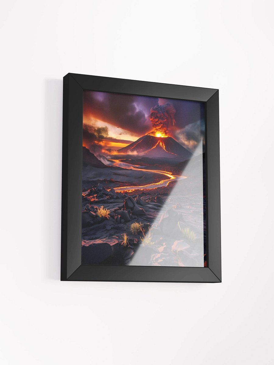 Eternal Fire Volcano Framed Poster product image (3)