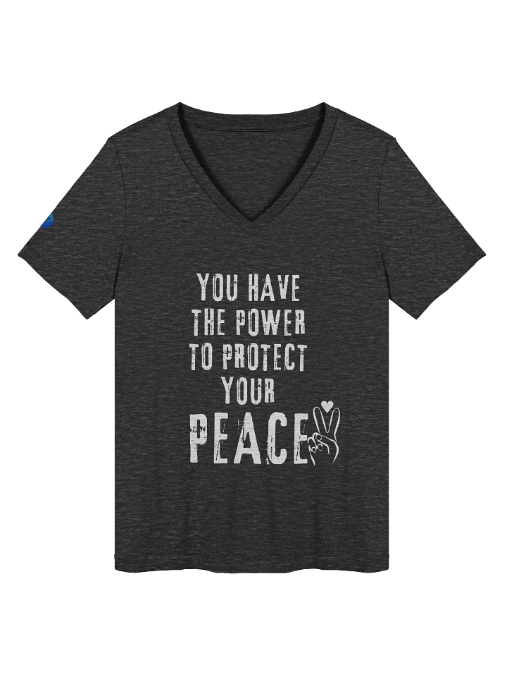 Protect Your Peace V-Neck Tee product image (2)
