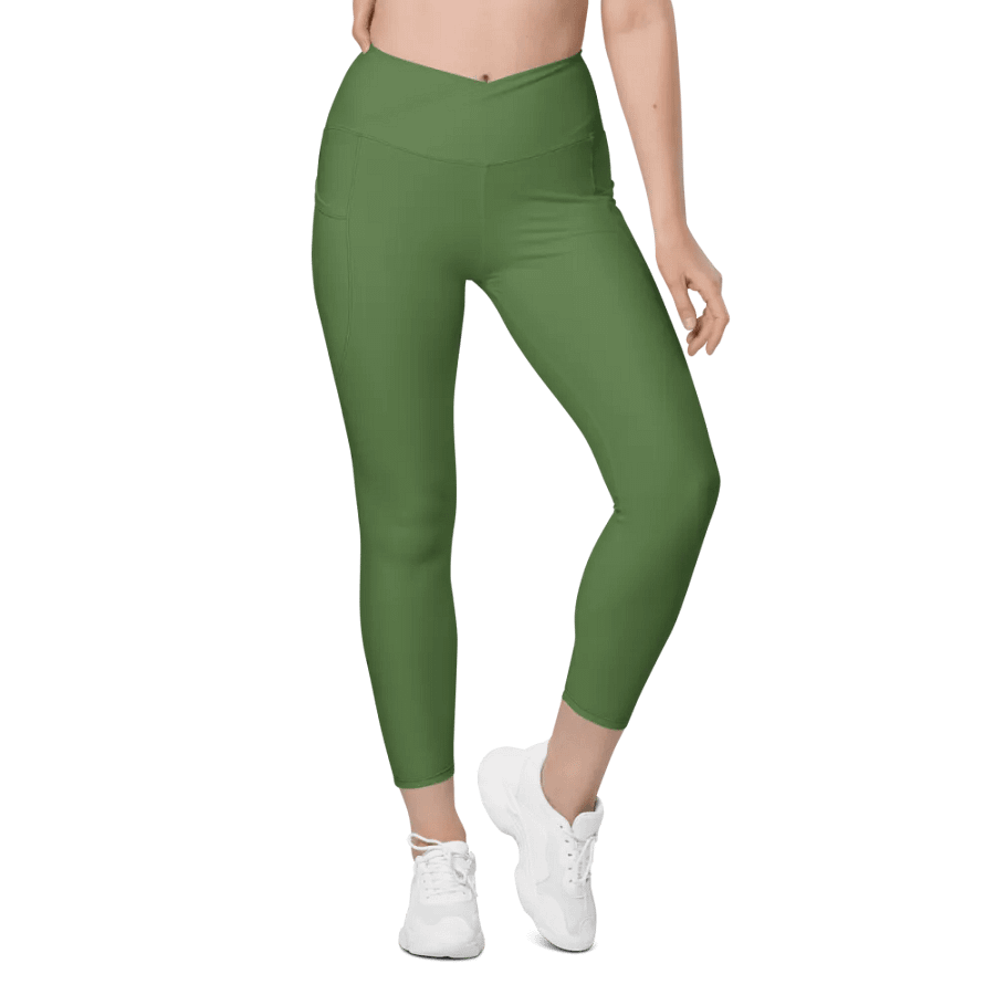 GeoFlex Crossover Leggings with Pockets product image (10)