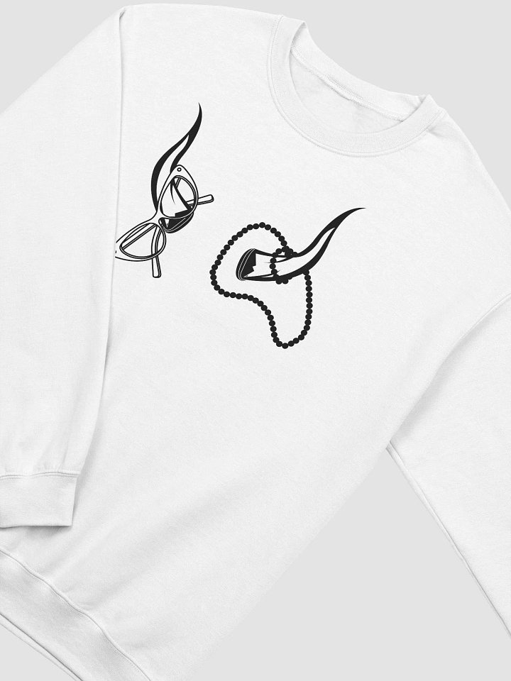 Horns, Glasses & Pearls Classic Crewneck Sweatshirt product image (21)