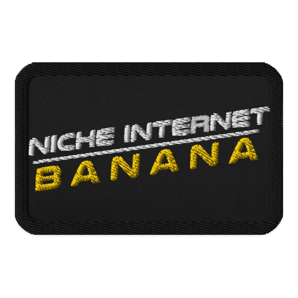 Niche Internet Banana Sew-on Patch product image (1)
