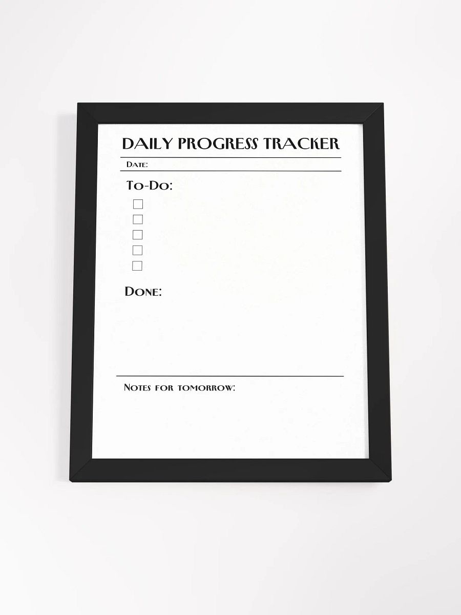 DAILY PROGRESS TRACKER (Manhattan design 1) product image (36)