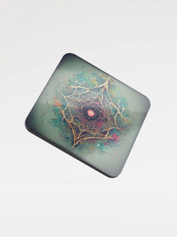 Vibrant Mandala Cork Coaster product image (1)