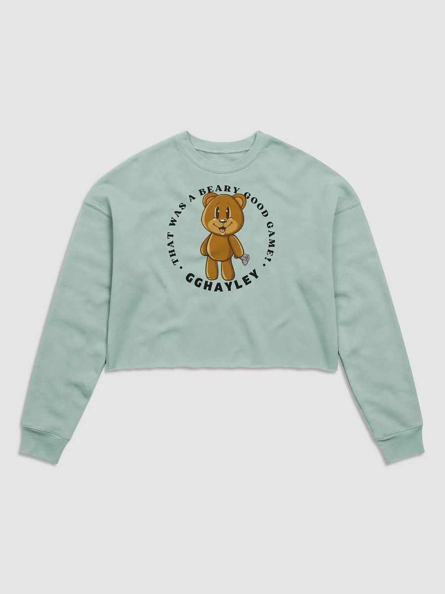 Beary Good Game Crop Sweatshirt product image (1)