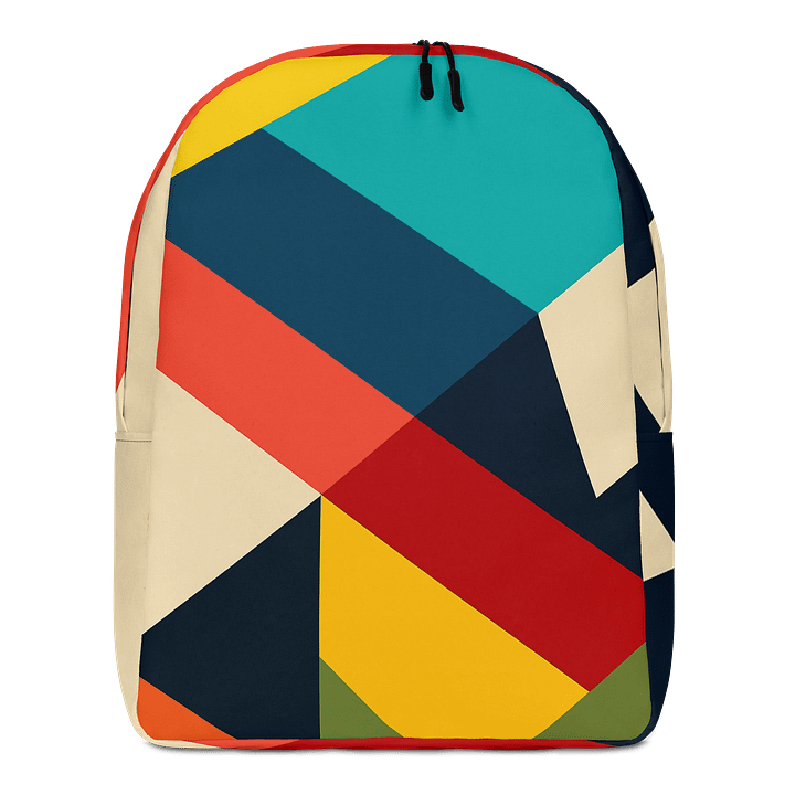 Vibrant Geometric Abstract Backpack product image (1)