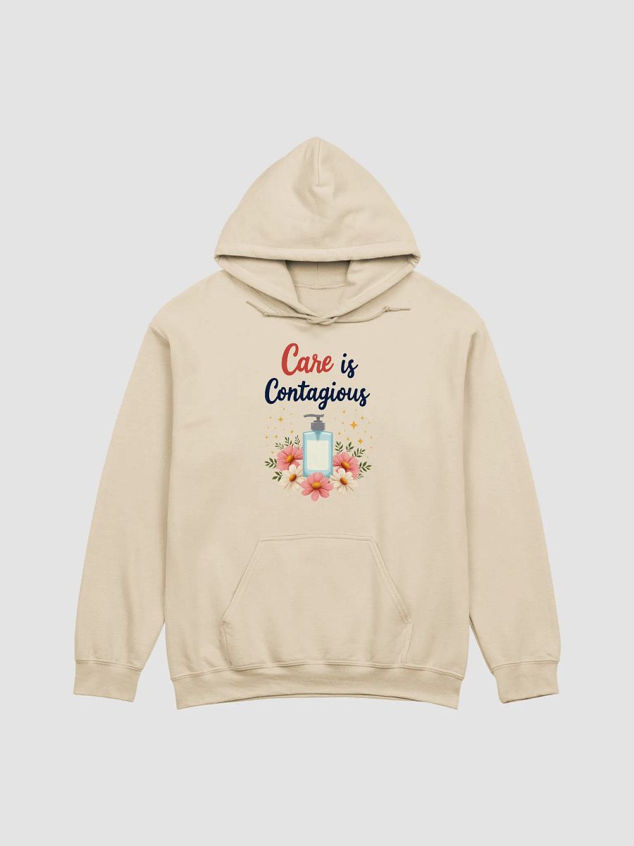 Care is Contagious Floral Hoodie product image (3)