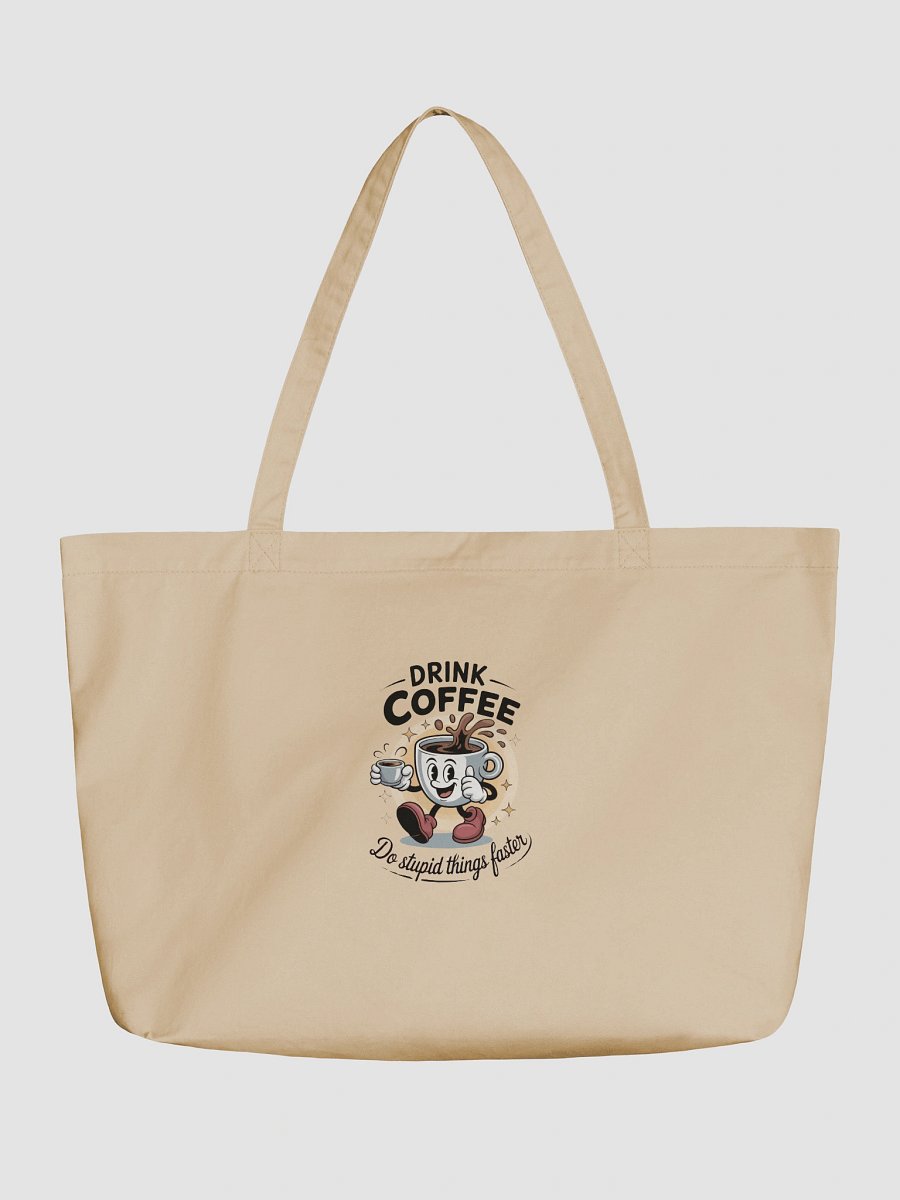Drink Coffee Cartoon Tote Bag product image (1)