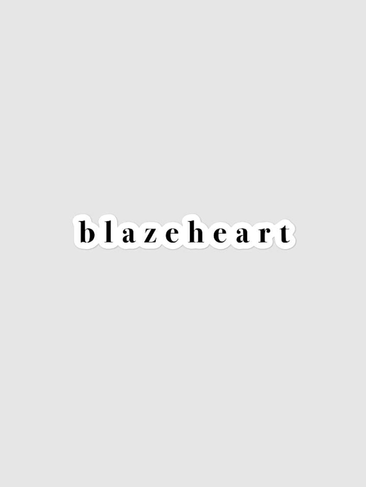 Blazeheart Name Sticker product image (1)