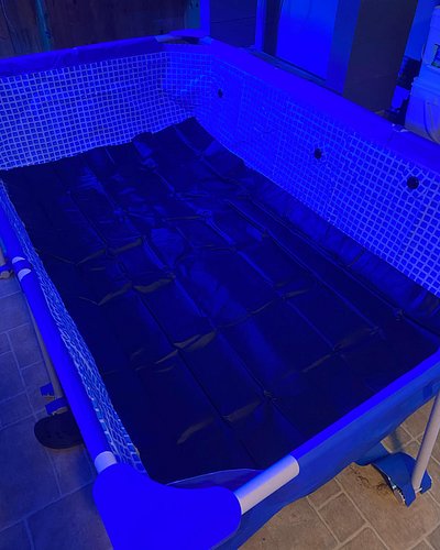 Then I added a pond liner for extra protection. Stay tune for more updates. #rattdoggschannels