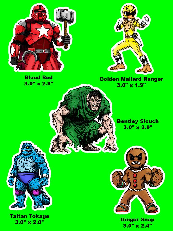 BrocsterBuilds Stickers - Pack #04 product image (1)