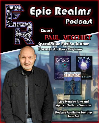 Join us Monday for the podcast with Author Paul Vecchiet - @pvecchiet 
We will talk about his books, his experiences and his ...