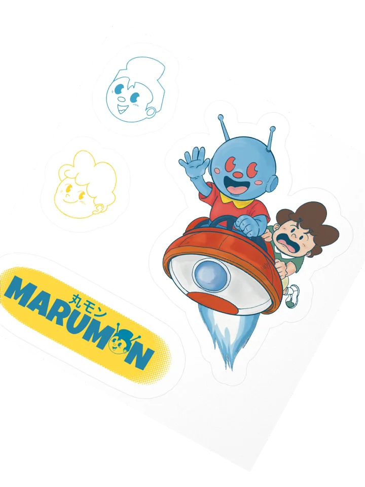 MARUMON AND TOMO STICKER SHEET product image (6)