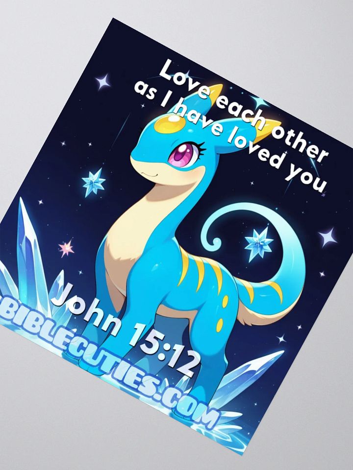 Bible Cuties Michali - Love each other as I have loved you Sticker product image (4)