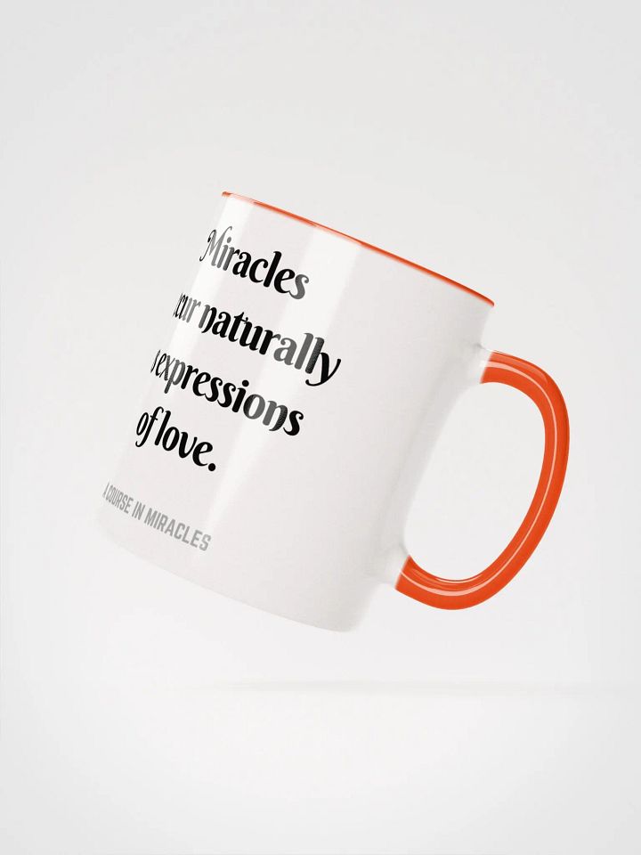Miracles occur naturally - ACIM Inspirational Mug product image (16)