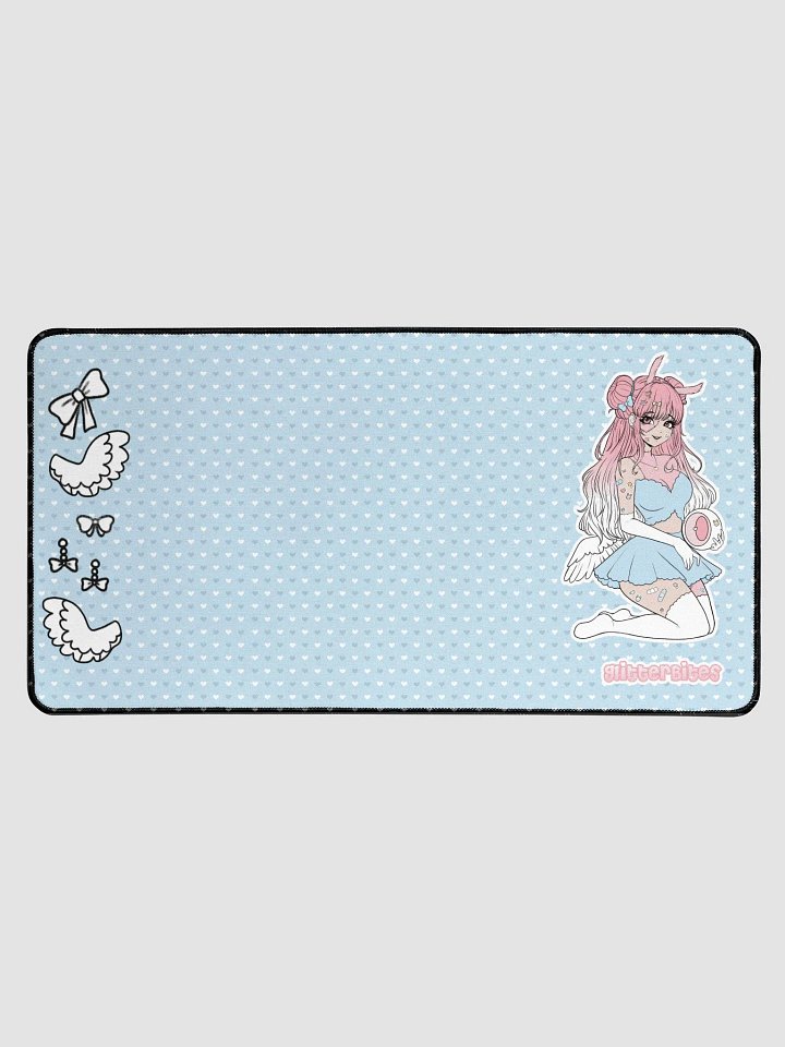 Blue Coquette || Desk Mat product image (1)