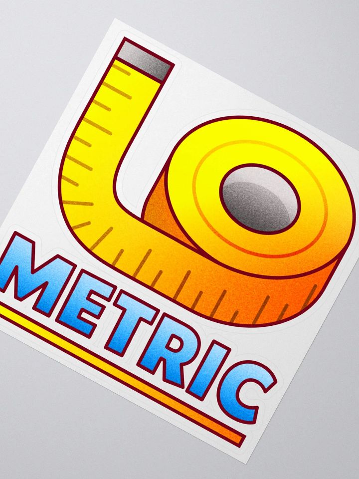 Metric Sticker product image (2)