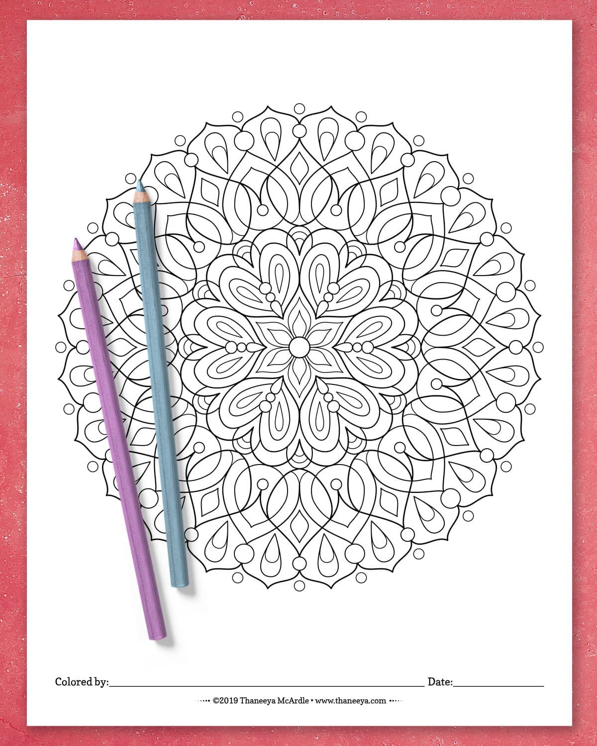 Detailed Mandala Coloring Pages product image (7)