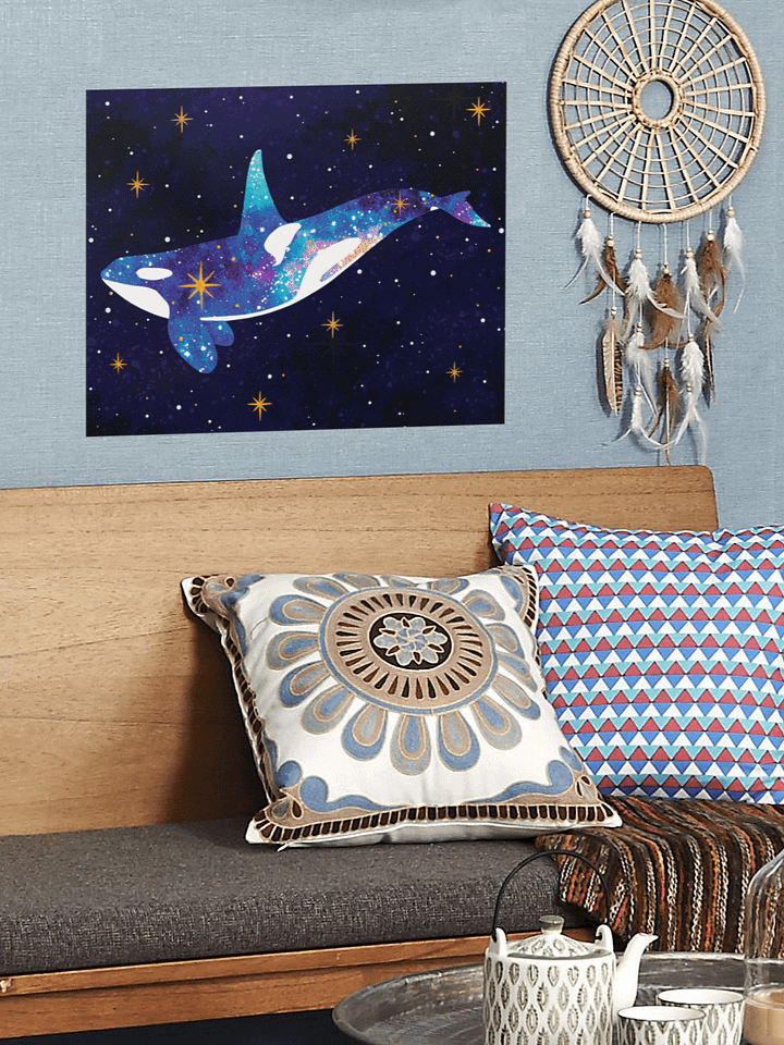 Galaxy Orca - Print product image (1)