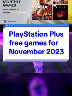 PlayStation Plus free games for November 2023 #playstation #playstationplus #psplus #gamingnews
