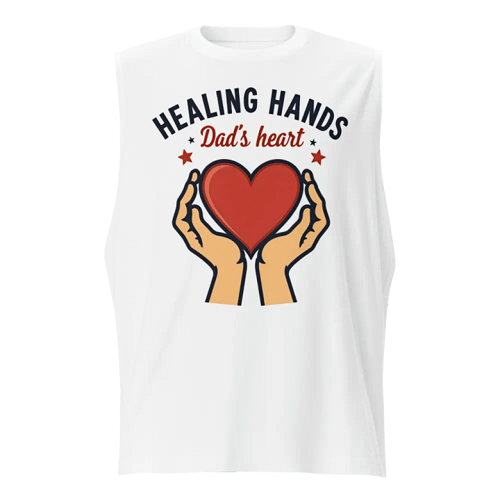 Healing Hands Dad's Heart Muscle Tank product image (1)