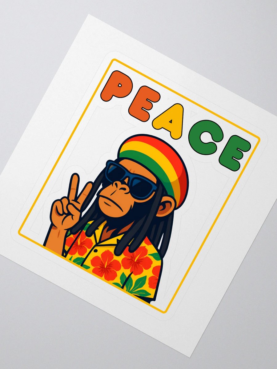 Peace Monkey Vinyl Stickers product image (3)