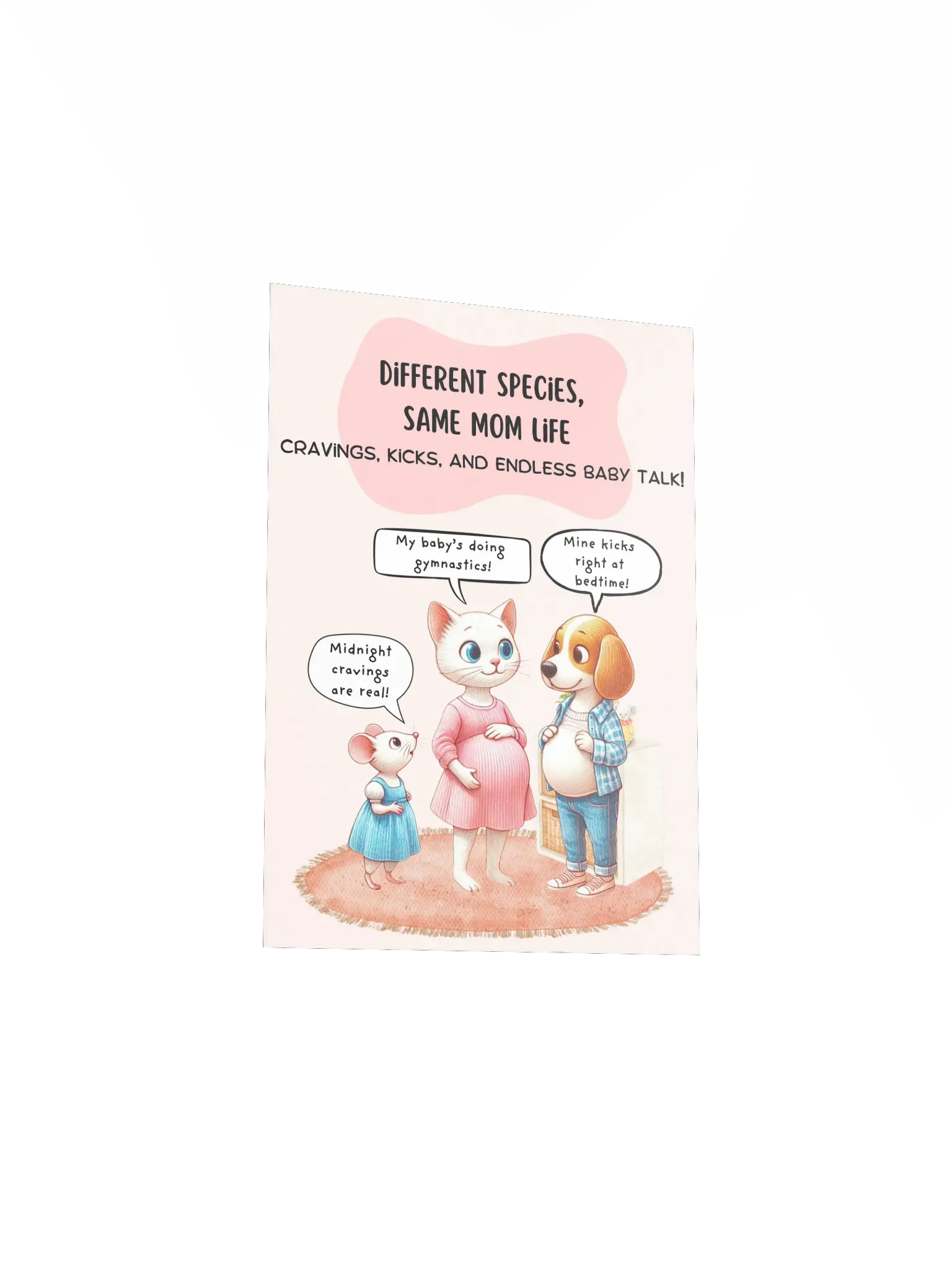 Pregnancy Chit Chat Vibrant Matte Poster Print product image (3)