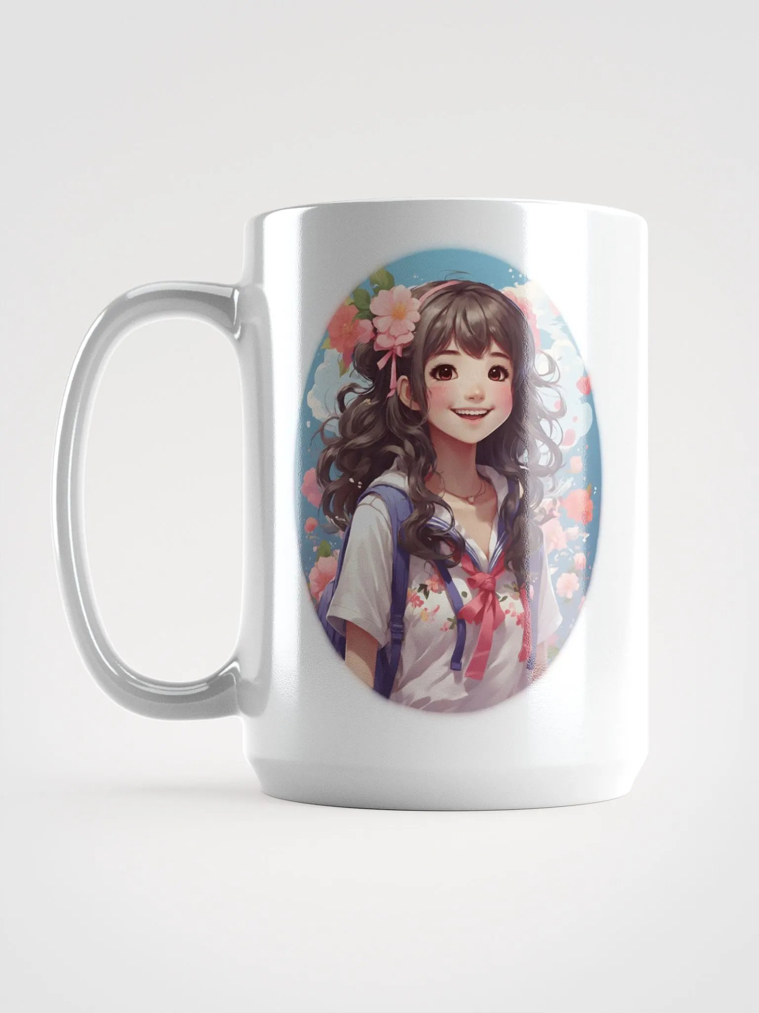 Blooming Joy White Glossy Mug product image (6)