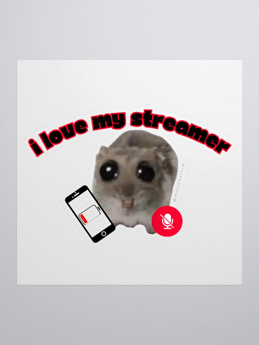 "i love my streamer" Sticker product image (1)