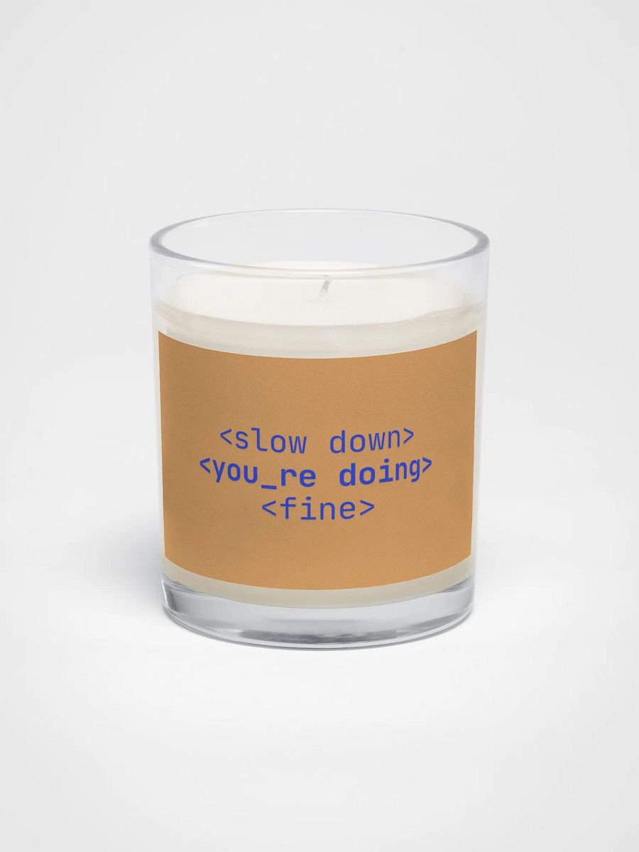 Coder's Serenity Glow - Soy Wax Candle product image (2)