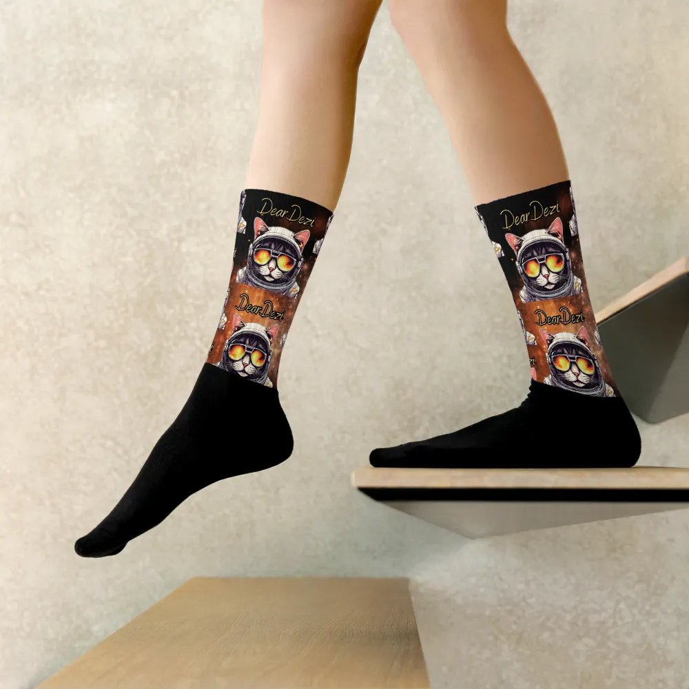 Cosmocat Gamer Socks - in Meowrange product image (10)