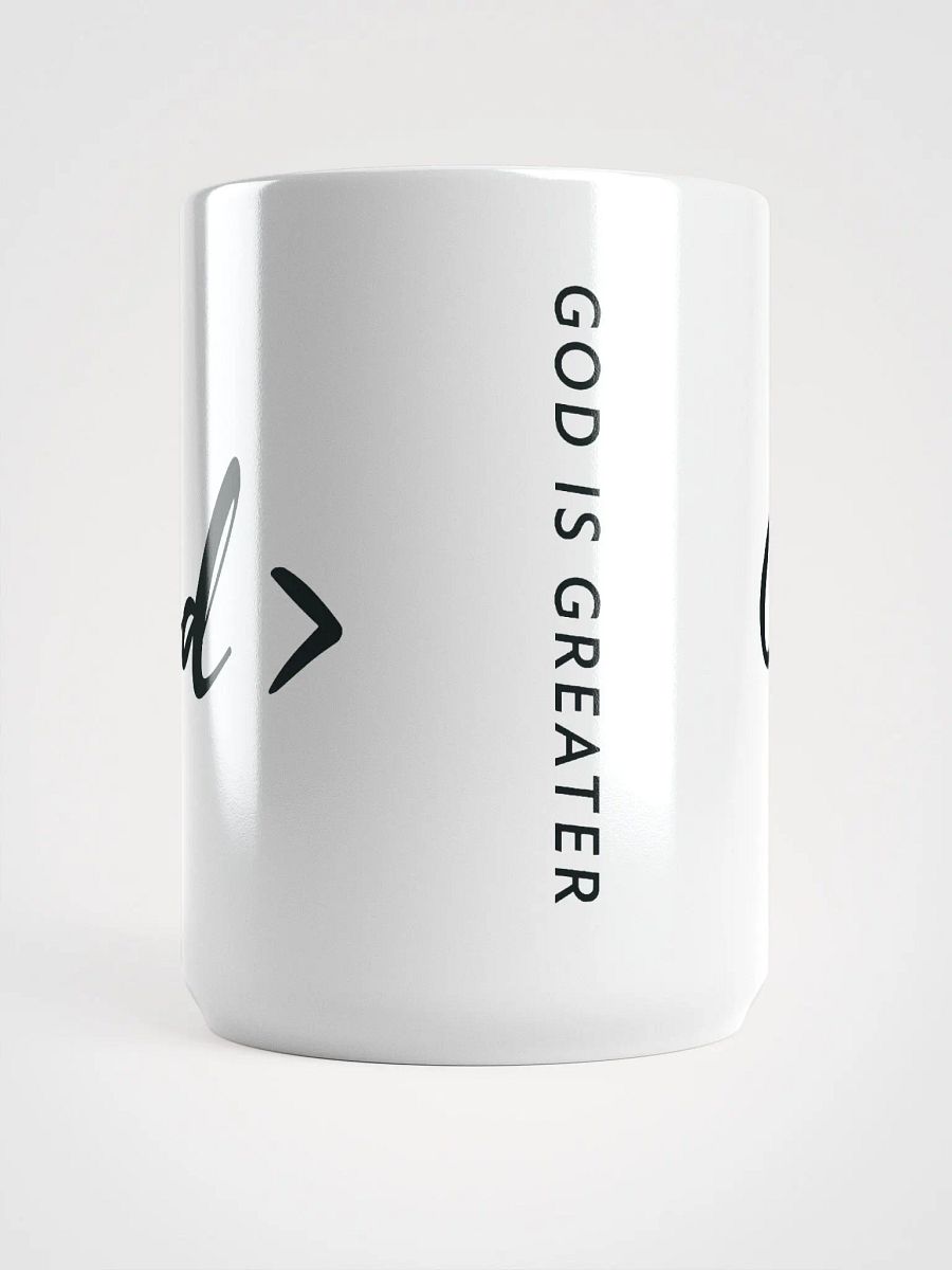 God > BLACK TEXT MUG product image (5)