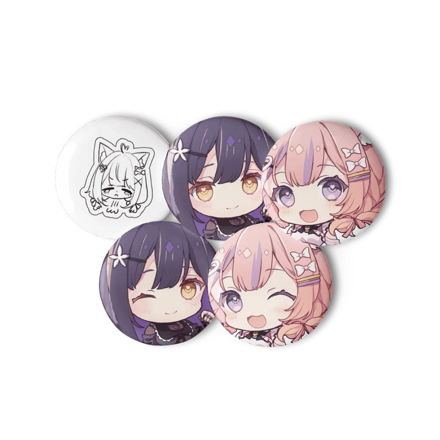 pinback buttons ー landmine girls ver。 product image (6)