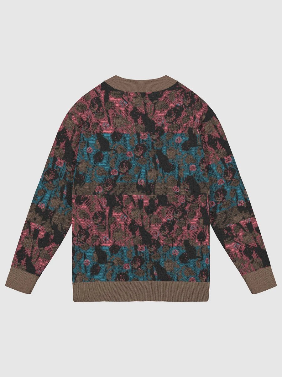 Kutzka Print Jacquard Knit Unisex Cardigan product image (8)