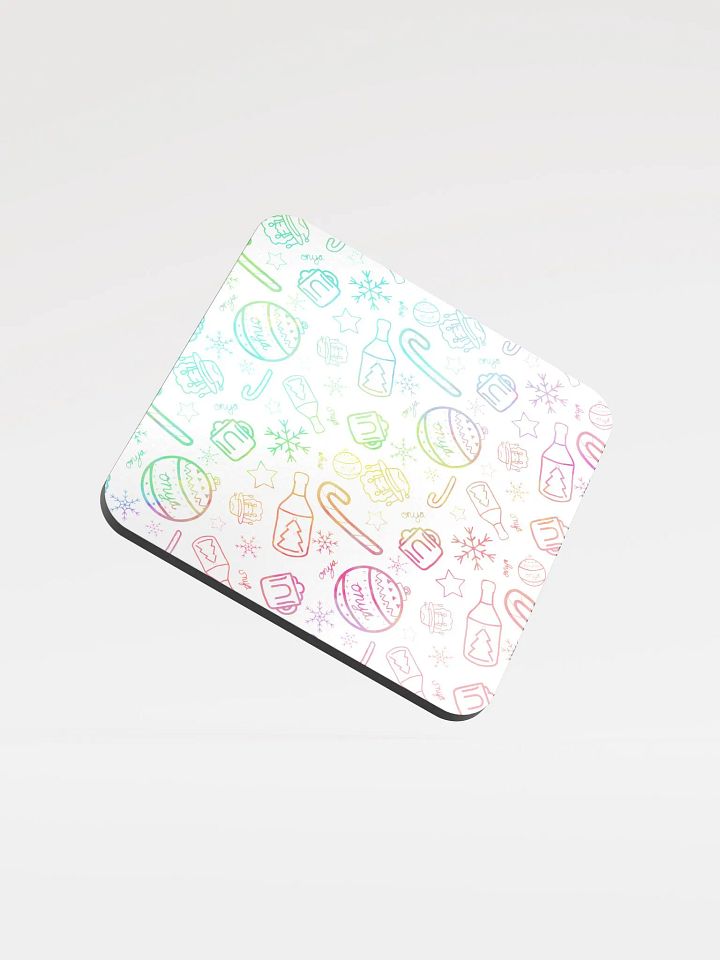 Limited Edition Christmas Rainbow Coaster product image (1)