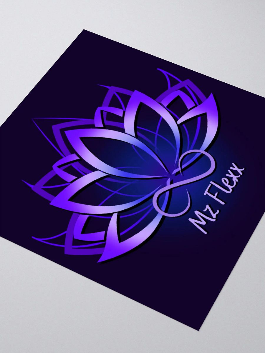Mz Flexx Purple KissCut Sticker product image (3)
