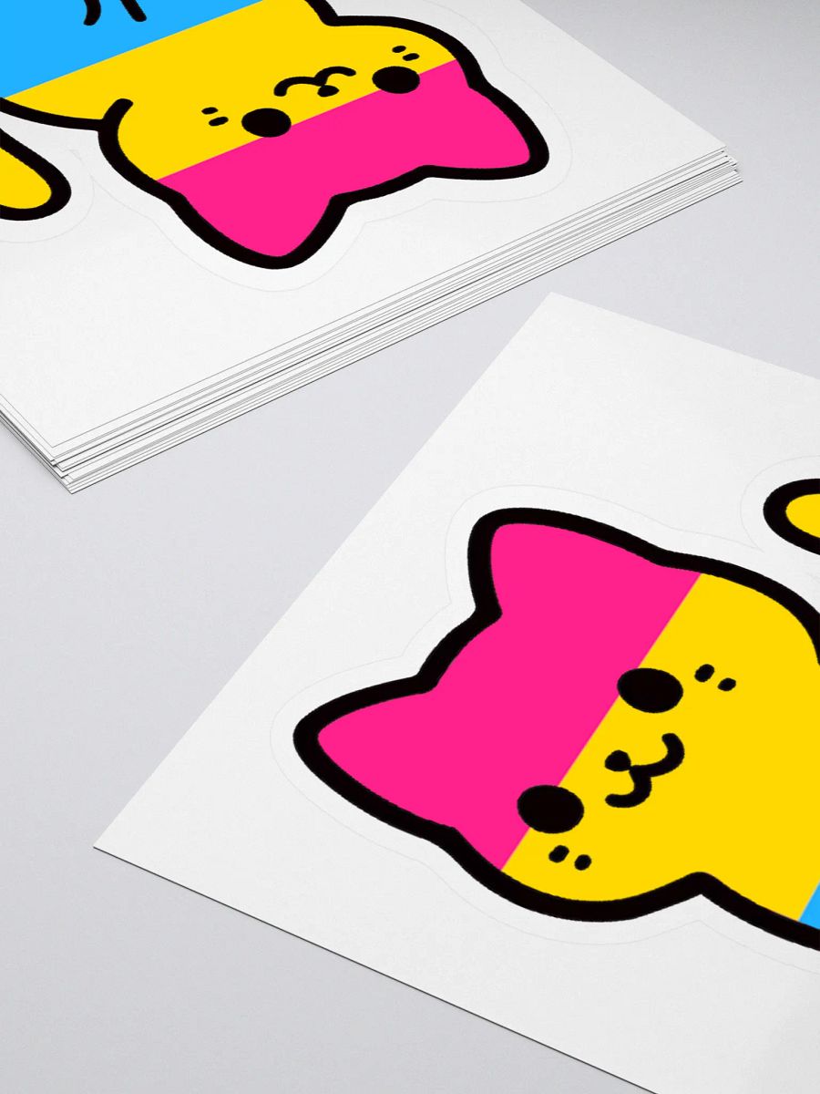 Pansexual Pride Kitty Sticker product image (4)