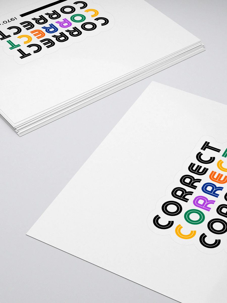 Correct Sticker product image (4)