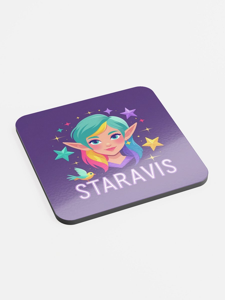 Happy Elf Cork Coaster product image (2)