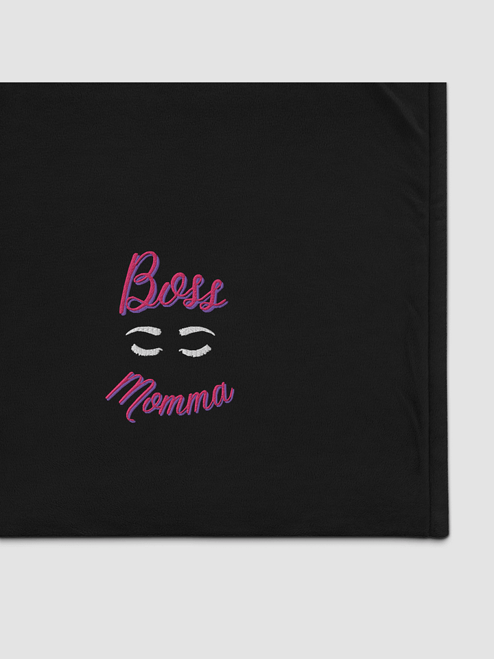 [Boss momma] Port Authority Embroidered Premium Sherpa Blanket Port Authority BP40 product image (1)