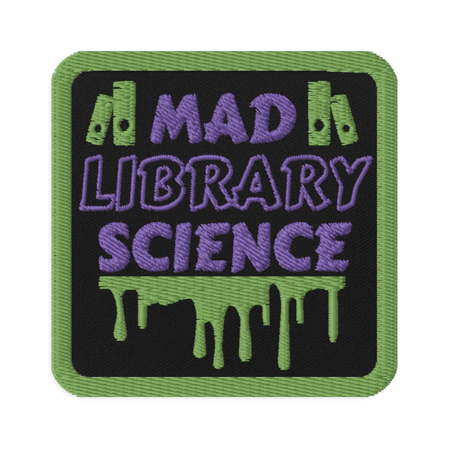 Mad Library Science Green Patch product image (1)
