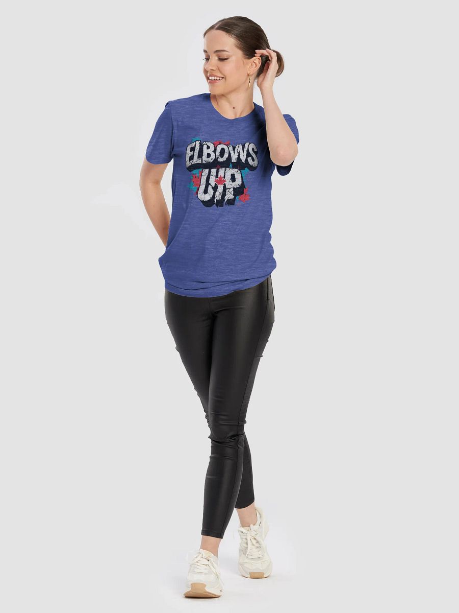 Proudly Canucks | ELBOWS UP Bold Canadian Political T-Shirt product image (10)