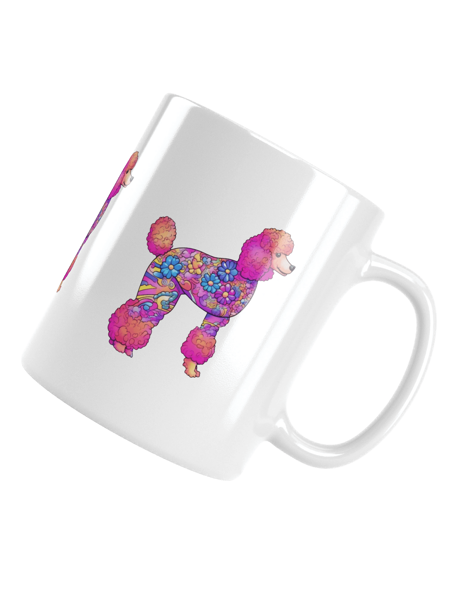 Flower Power Poodle #1 - Mug product image (6)